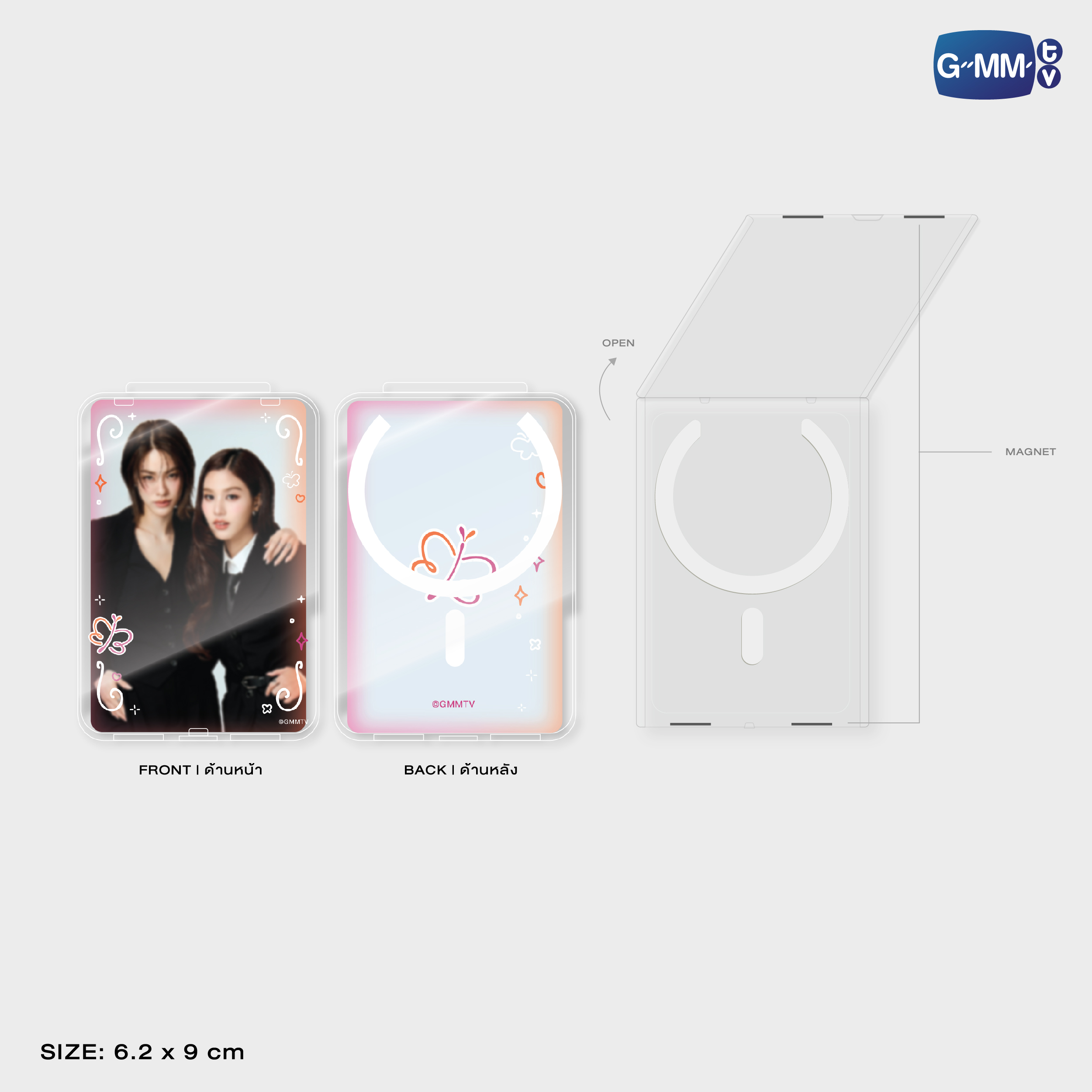 EMIBONNIE ACRYLIC MAGNETIC CARD HOLDER | TAIPEI POP UP STORE JUN 2026