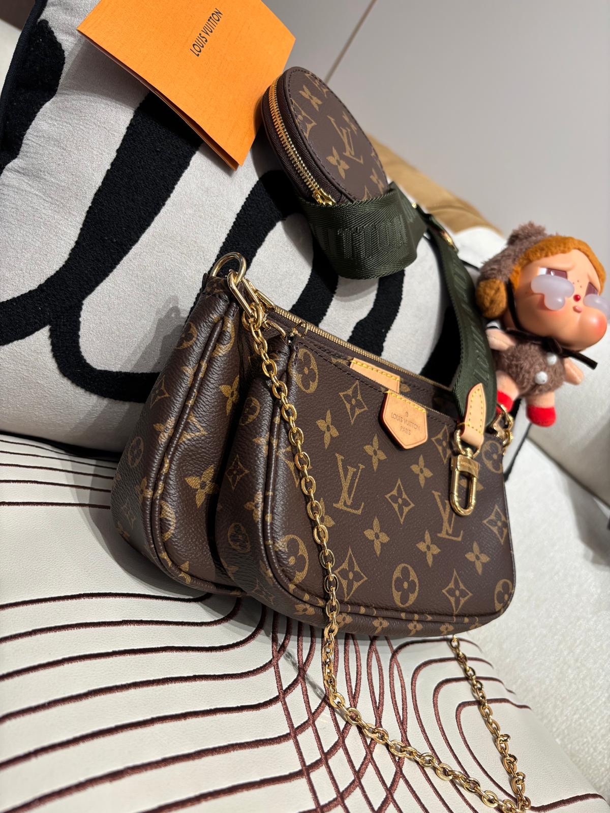 全新 Lv Multi Pochette Accessoires 5合1 100%Authentic ,全新unused ✅收據✅dust bag✅strap✅box 