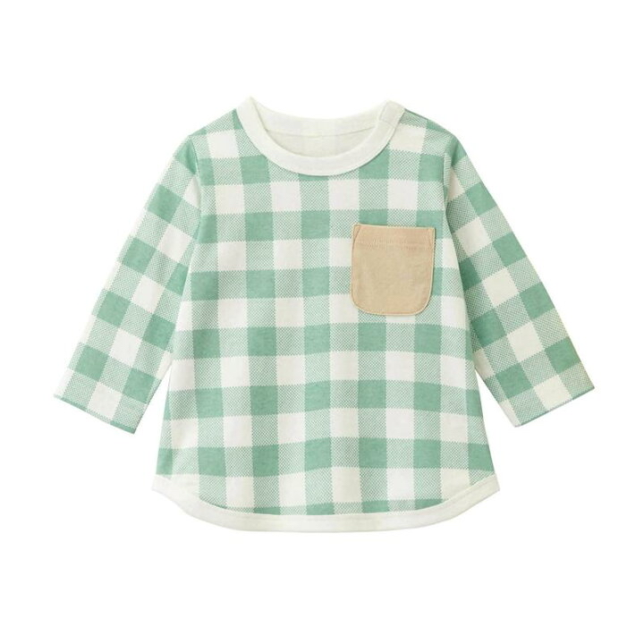 🇯🇵預訂 日本直送🇯🇵四色撞色口袋格紋長袖上衣