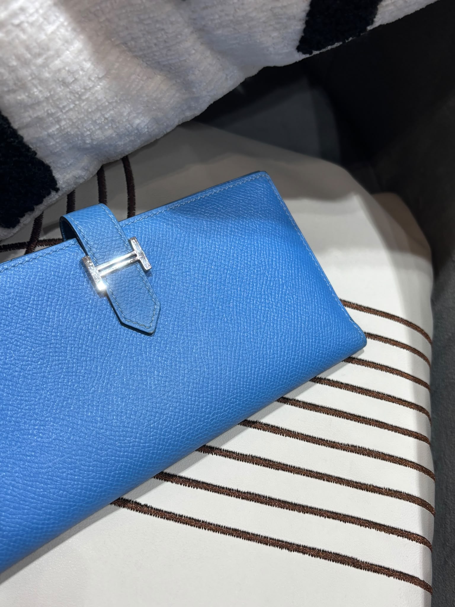 Hermes Bearn Long Wallet 100%Authentic, 93%New 