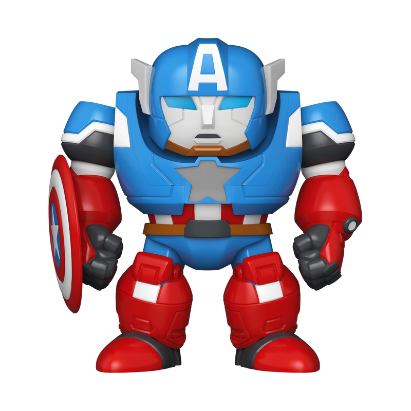 📦訂購 英國代購 Bitty Pop! Bitty Bot Marvel Captain America Mech with Captain America Figure 模型