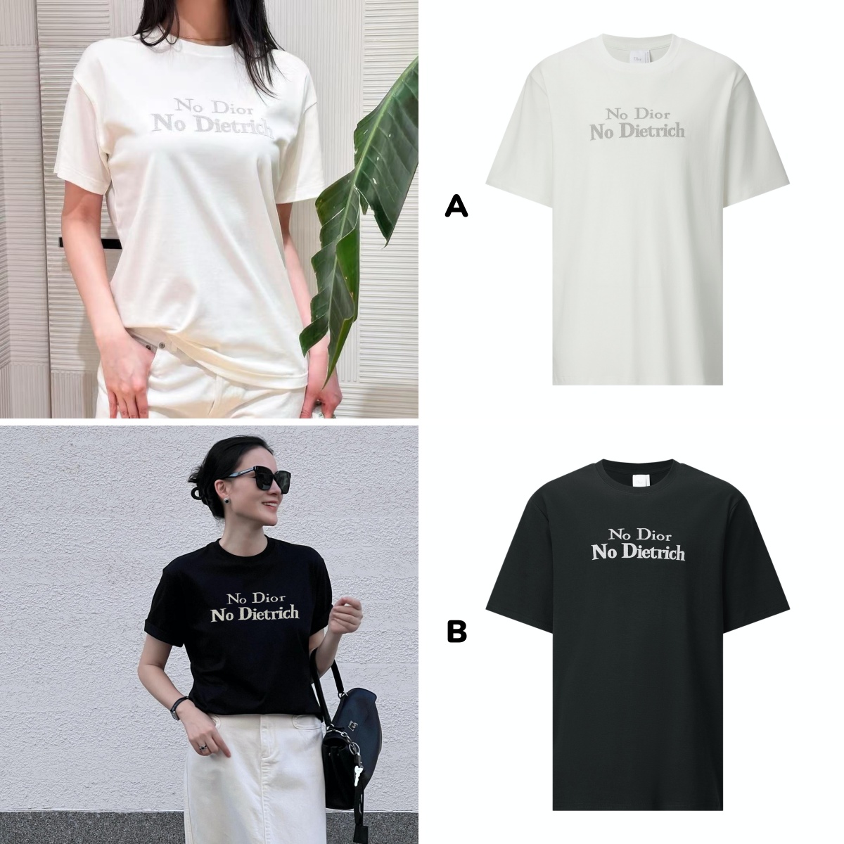 【原單】DIOR 宣言刺繡Tee