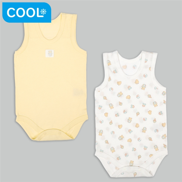 🇯🇵預訂 日本直送🇯🇵玩具印花純棉網眼無袖背心包屁衣兩件套