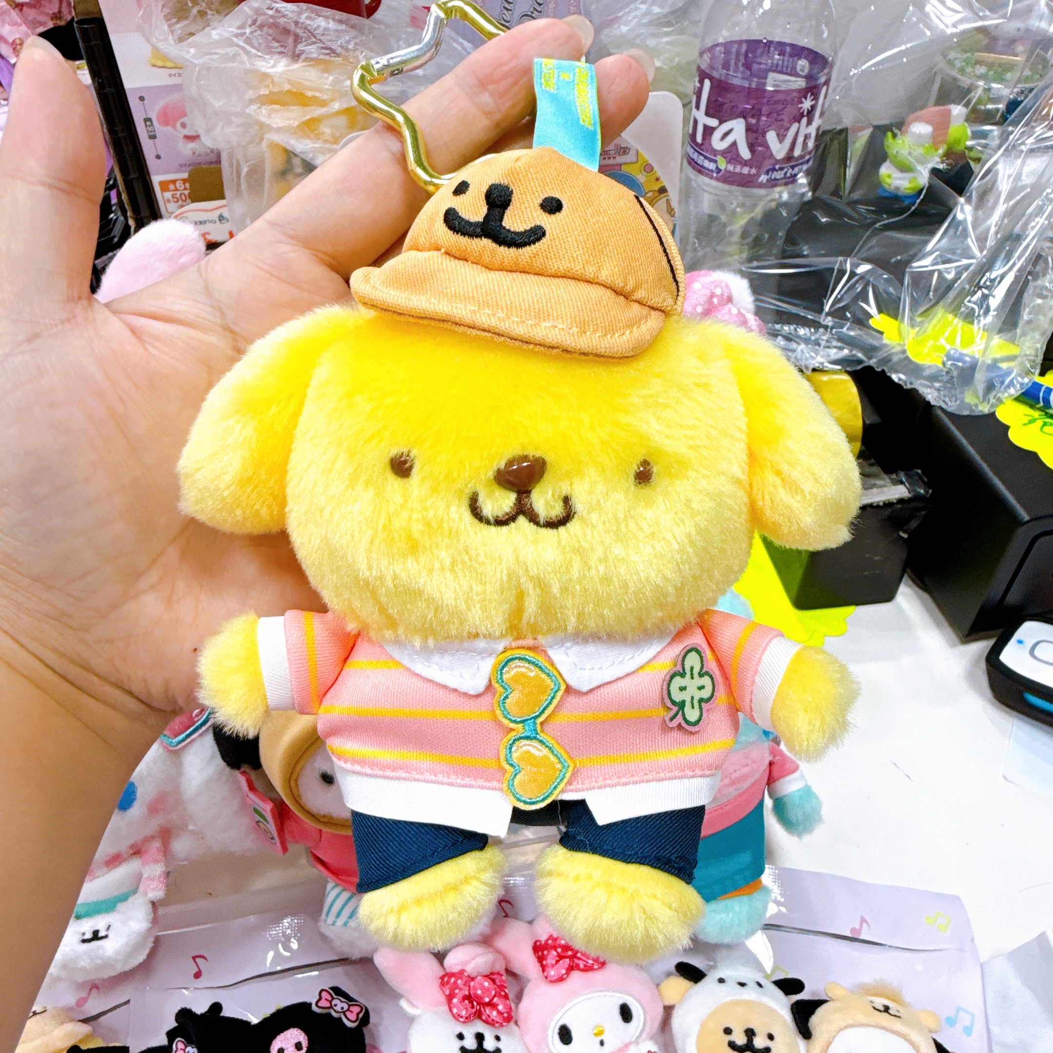 上海Pop Pop Store限定Sanrio 線條小狗系列公仔掛飾