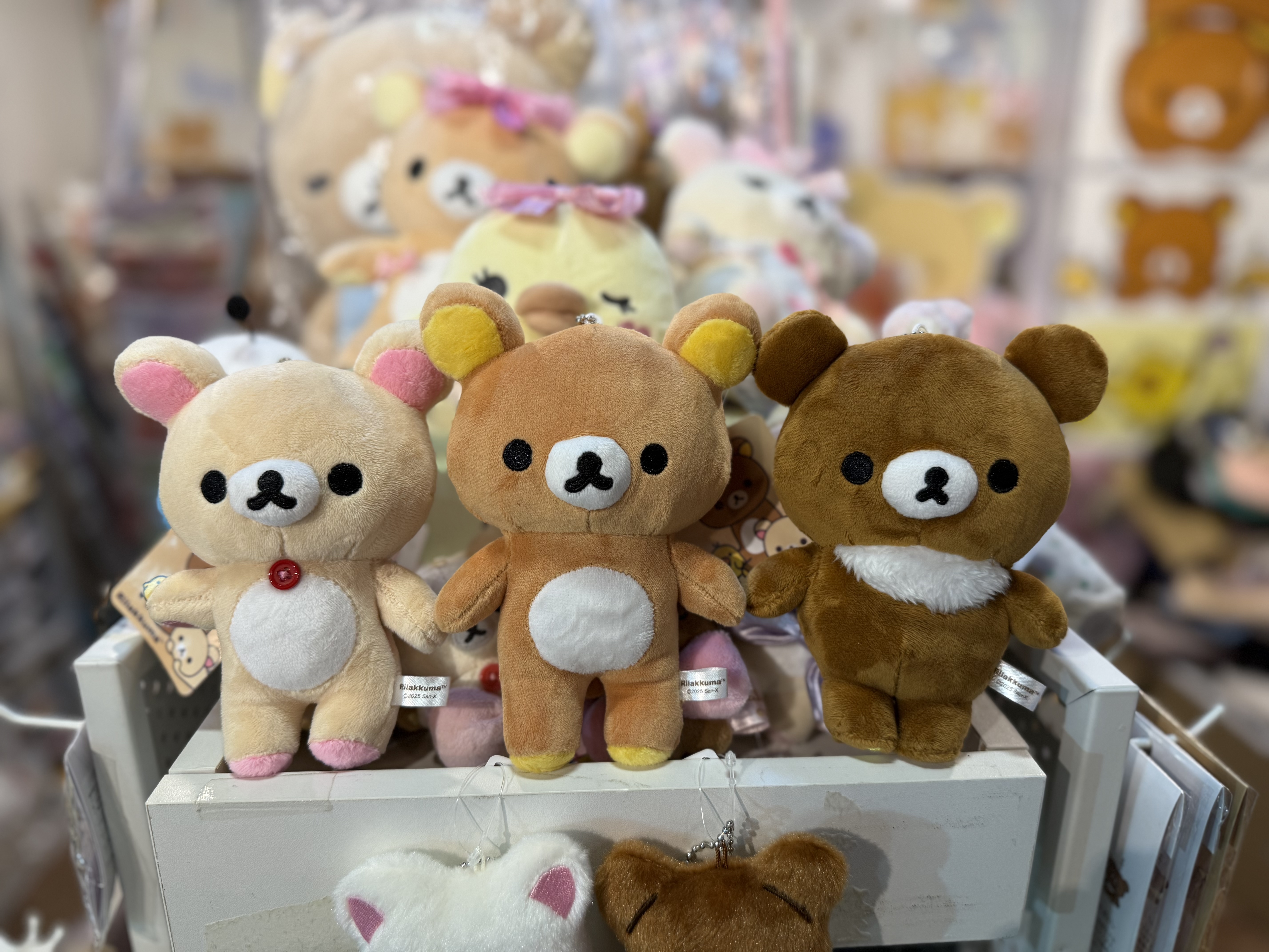 《現貨》全新Rilakkuma 公仔型小物袋掛飾