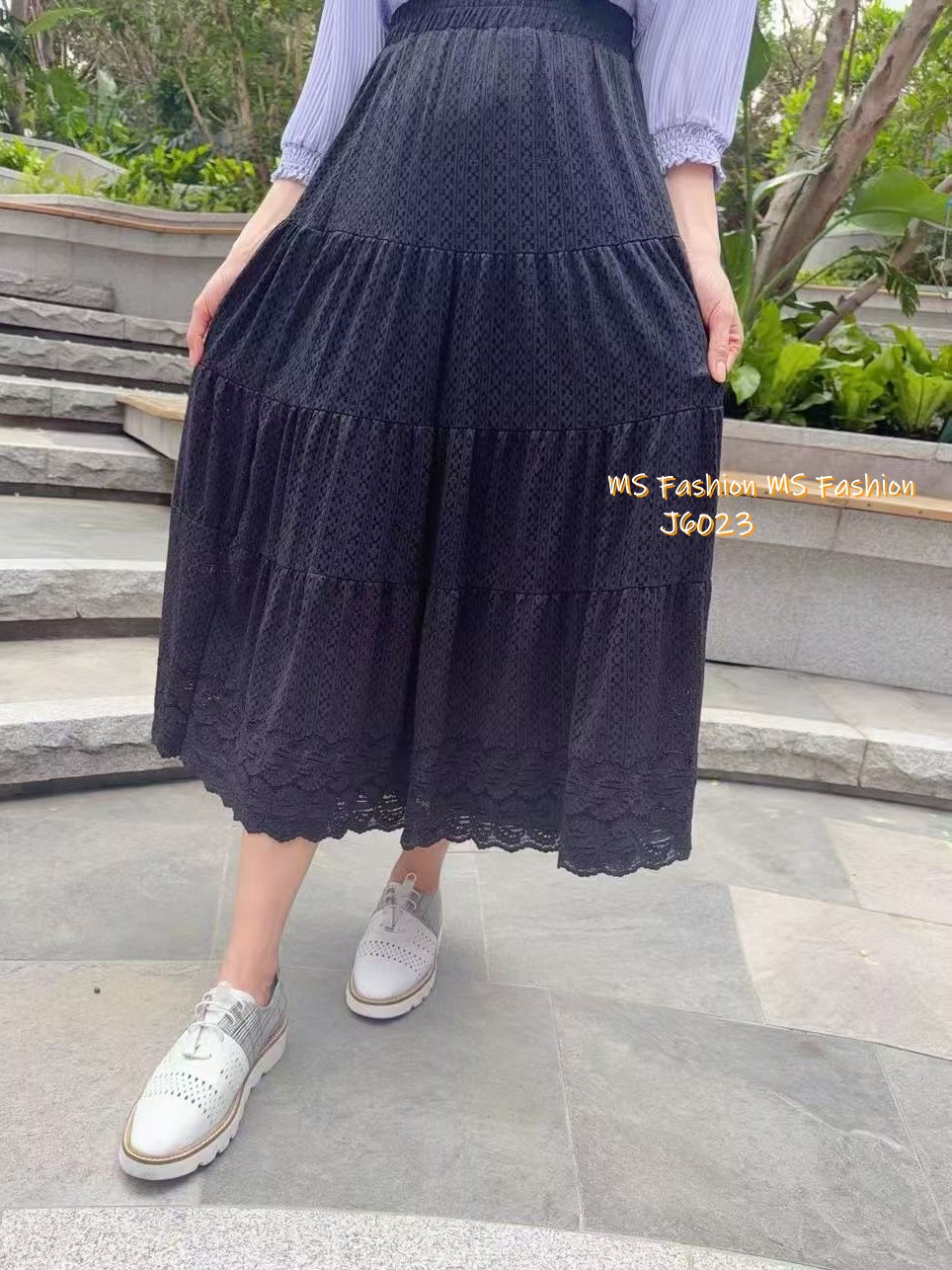 J6023 韓國🇰🇷中長款lace半裙