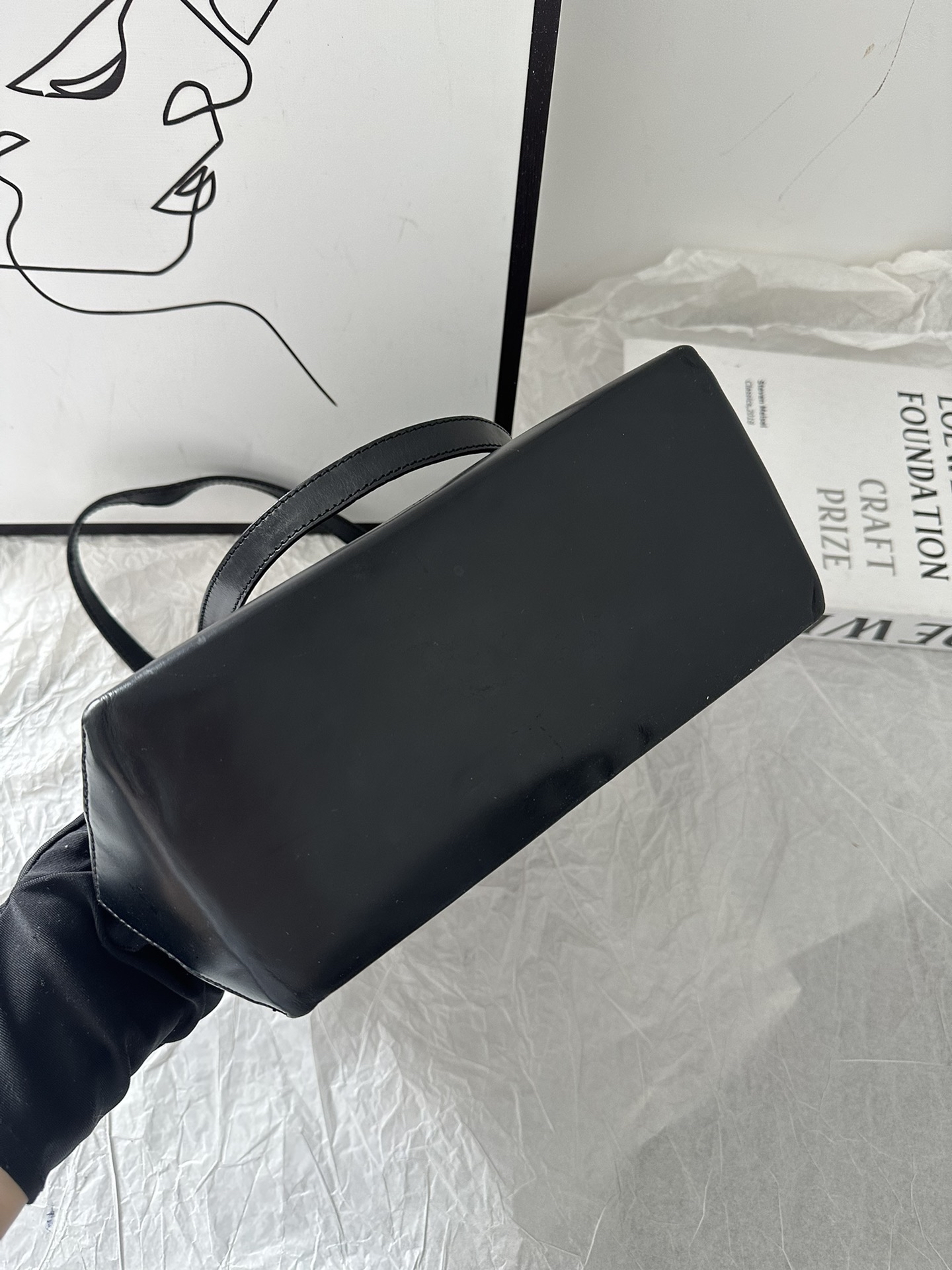 【預訂貨品】Celine黑花tote bag