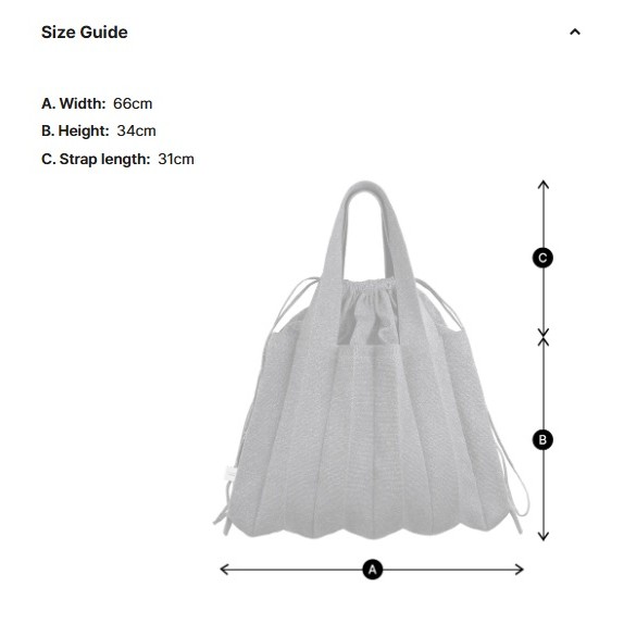 PLEATSMAMA Big Shoulder Bag Glitter (2色)