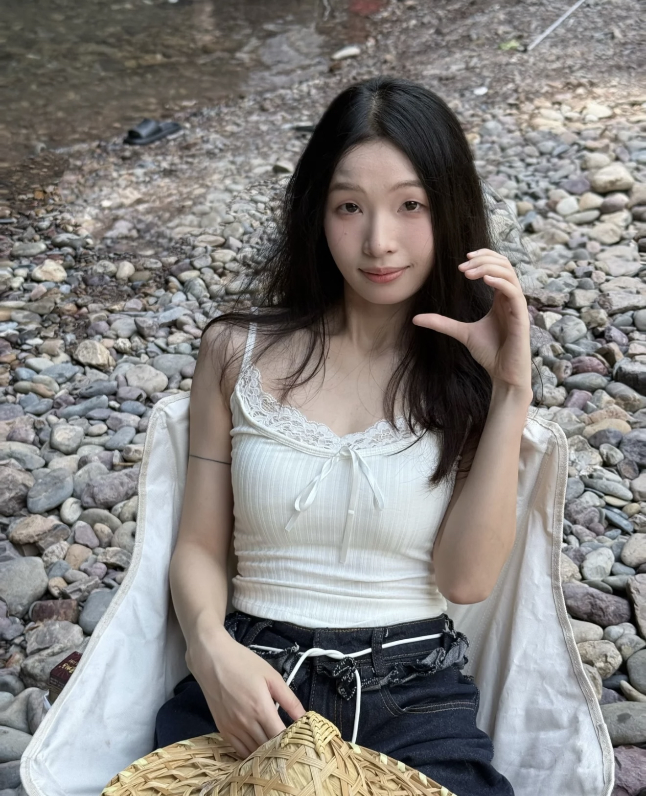 TP426甜美蕾丝吊带