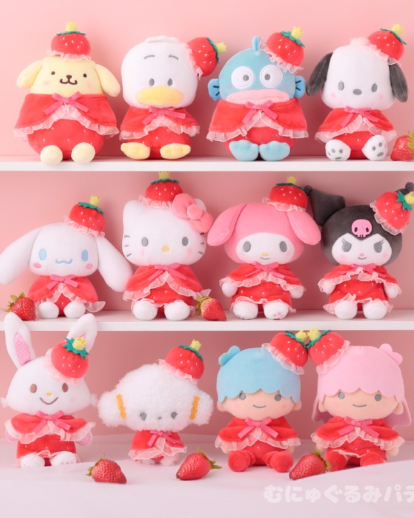 預訂 | 日本 Sanrio 草莓新聞50週年紀念掛件公仔