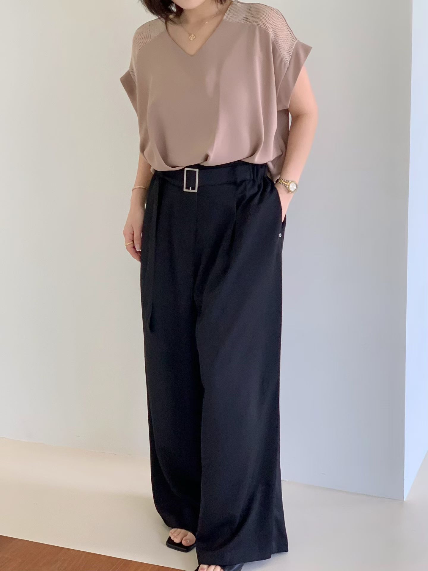 MT16前皺皺blouse