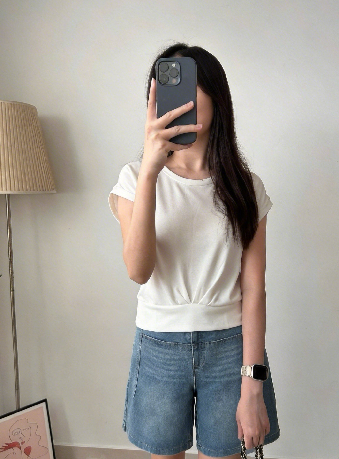 T4056 Cape Sleeve Ruched Top - 4 Colors