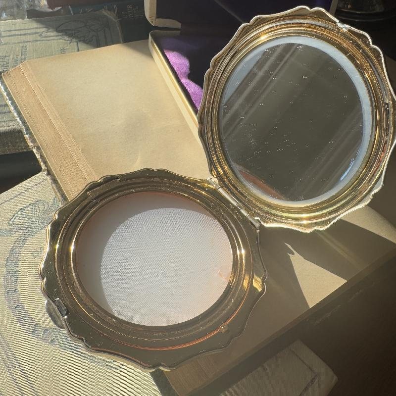 Vintage Stratton England Vanity Make Up Set Unused in Original Box - A set of Powder Compact and Lipstick Holder (MT2206)
