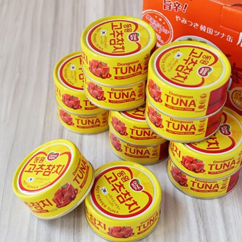 日本🇯🇵Costco │  Dongwon 辣椒鮪魚 100g x 12 罐 