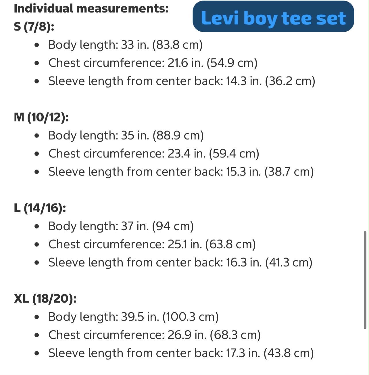 加拿大直送  *Levi’s 男童tee set*