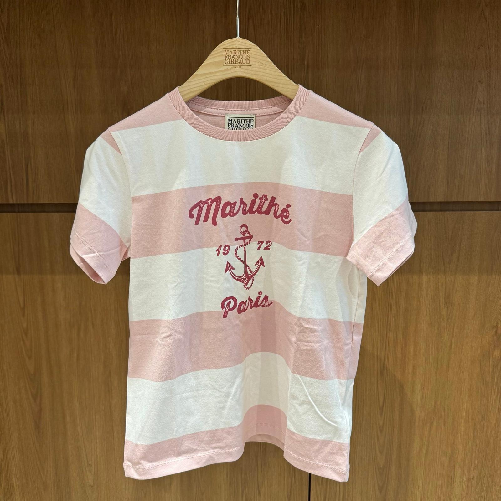 <預訂> 🇰🇷Marithe W MARINE GRAPHIC STRIPE TEE