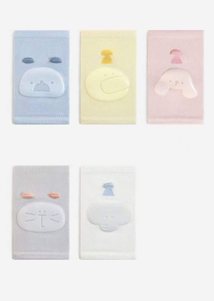 嬰童純棉學步護膝襪套（1 組 3 對）