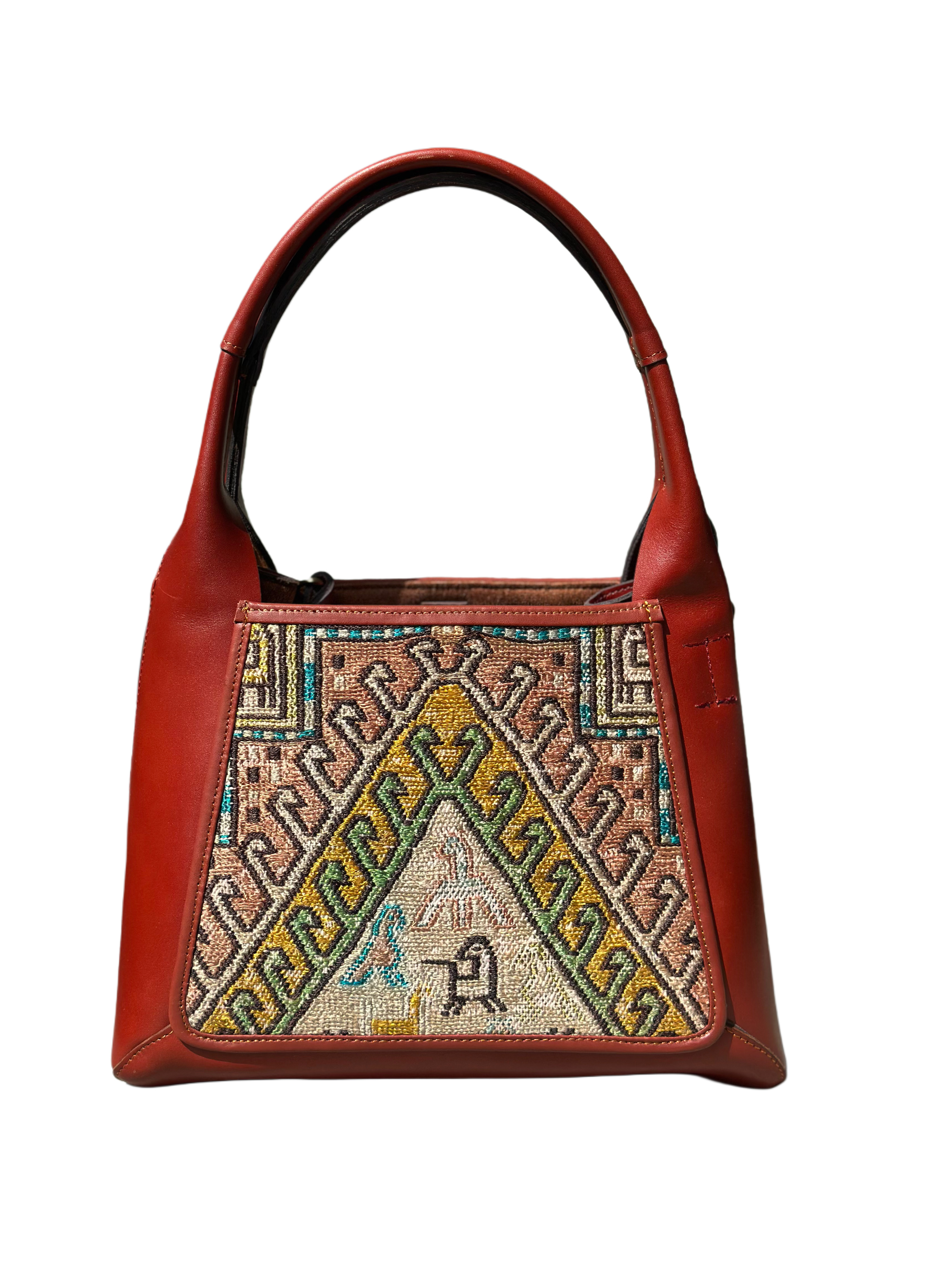 K7 土耳其真皮地氈手袋（啡色）