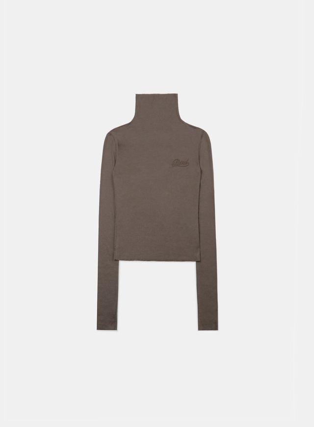 ★BADBLOOD★ Beyond Soft Mockneck Long Sleeve Cream w-tee24- Badblood [W-tee24-105] Beyond Soft Light Roll-Neck Long