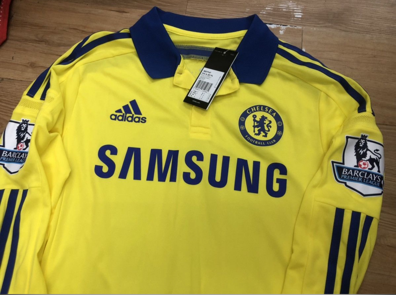 Chelsea 14/15 L/S player issue away #10 Hazard (Bnwt)