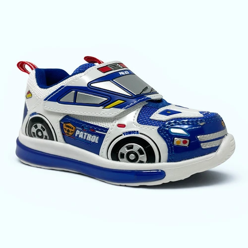 🆕【⭐訂購⭐】🌀 🇯🇵 日本直送🇯🇵 #Tomica LED 藍色警車閃燈運動鞋🌀[PLIA-0199] [261029]