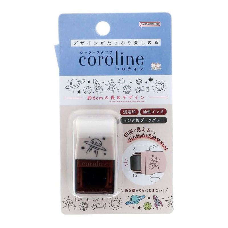 現貨｜宇宙 太空 UFO Coroline 日版 轆轆 滾輪印章 (S3223485)