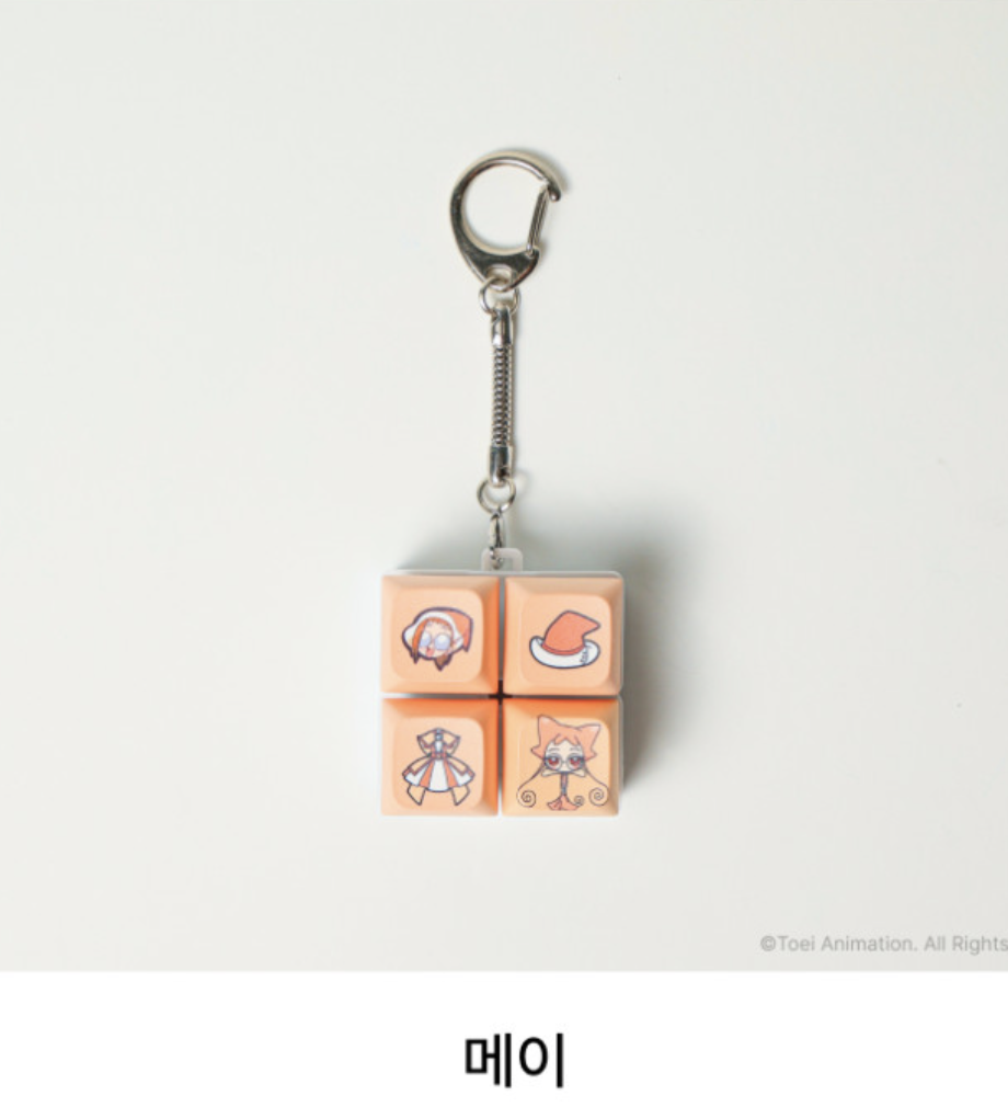 《Pre-Order》Keycap Keyring 閃燈鍵帽匙扣｜韓國 Lotte Cinema X 小魔女DoReMi (26D45-P)