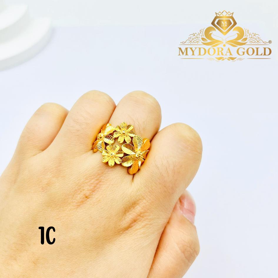 MYDORA Cincin Luxe Blooms (5G) l EMAS 916/22K