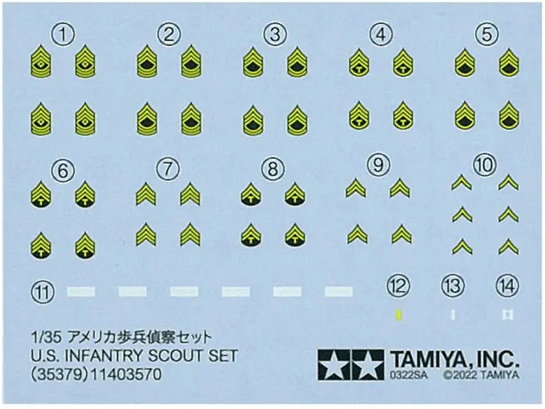 1/35 MM U.S. Infantry Scout Set