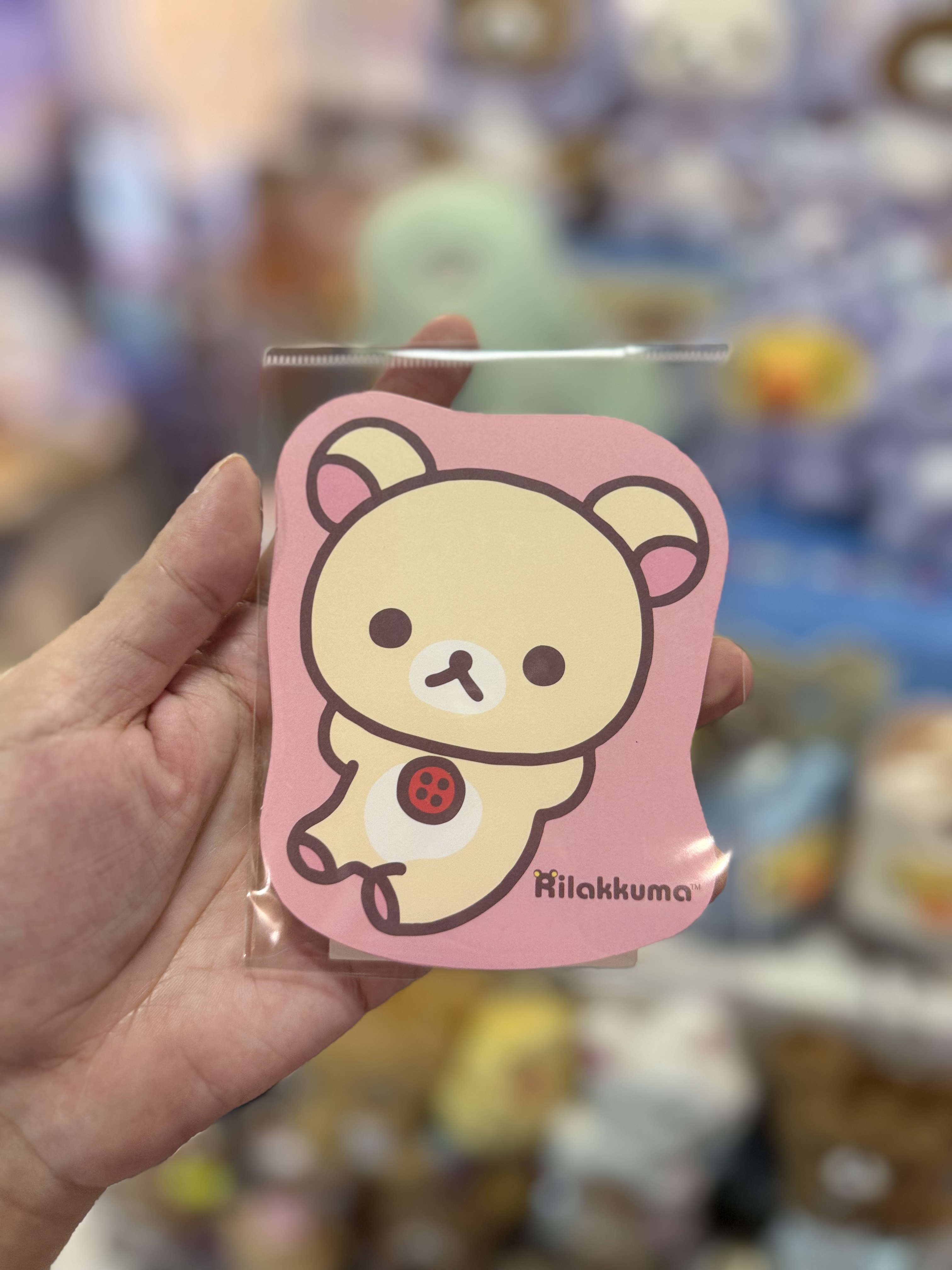 《現貨》全新rilakkuma日版剪裁利是封 1包3個。附貼紙