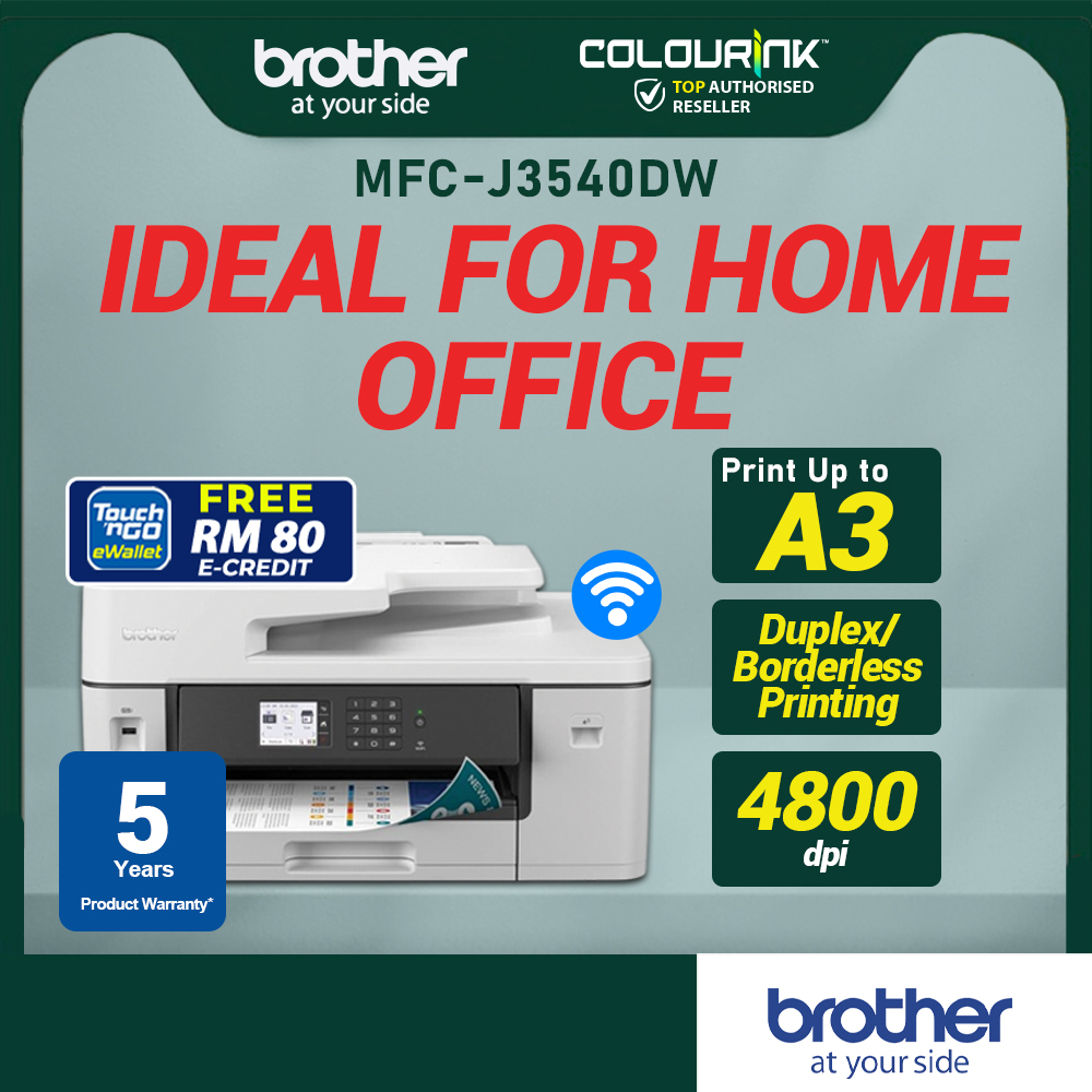Brother MFC-J3540DW A3 Print Scan Copy Fax Inkjet Printer ADF Duplex Print Wifi L15150 MFC-J3530DW IX6780 7740 7720