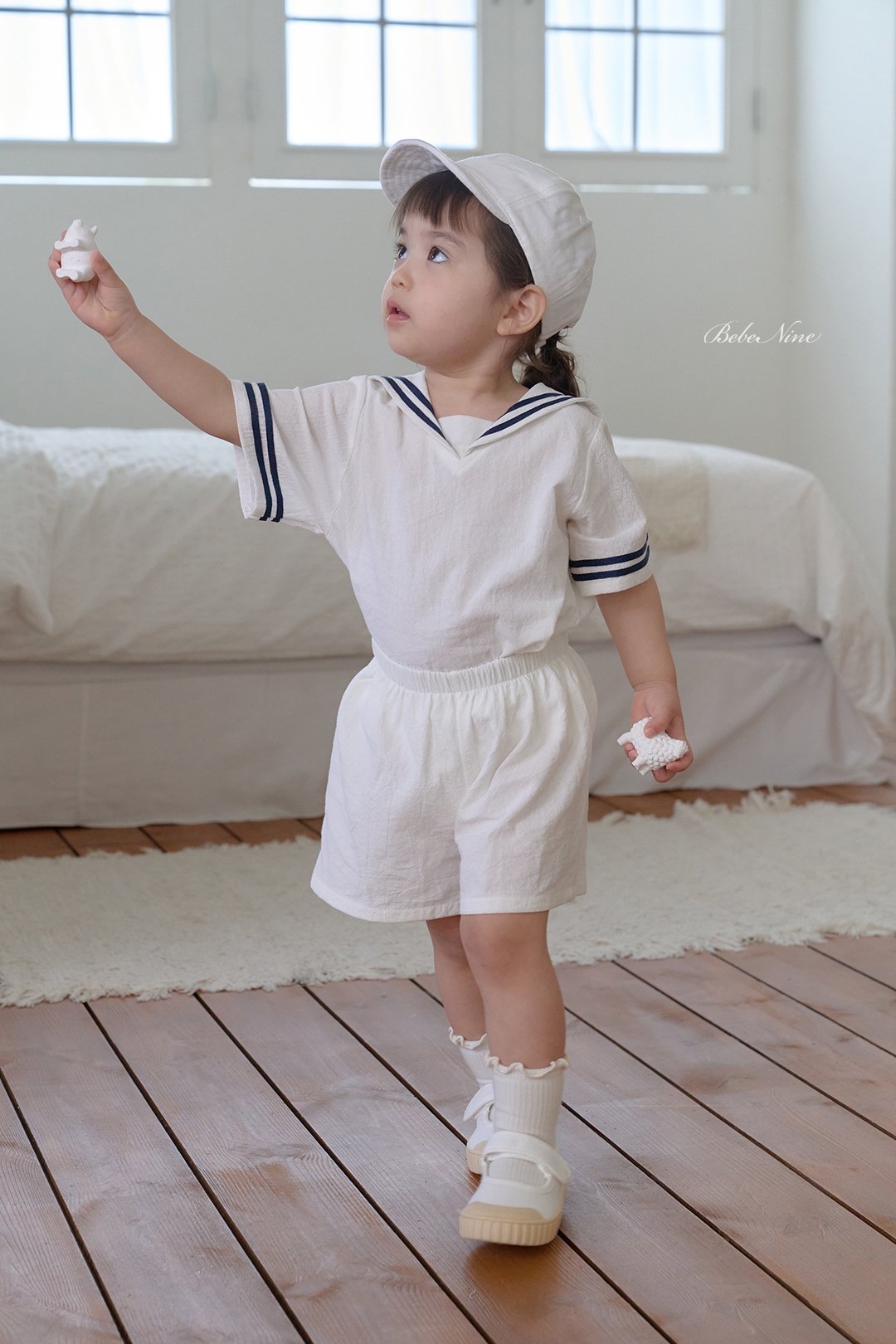 ☀️預訂 韓國直送☀️🇰🇷Bebenine三色海洋風水手領上下套裝