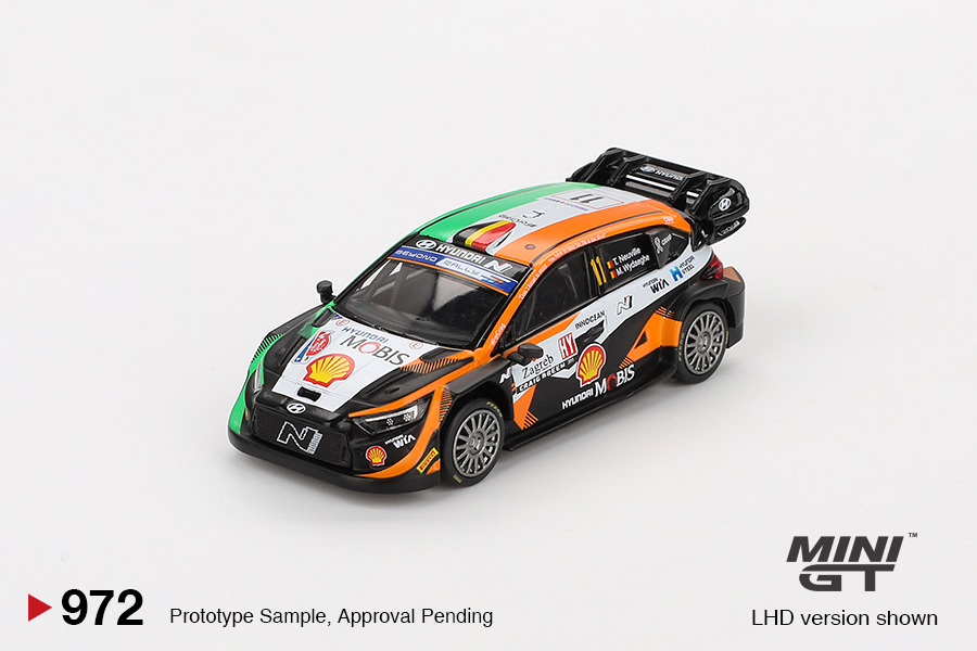 Mini GT 1/64 Hyundai i20 N Rally1 #11 2023 Rally Croatia  Power Stage Winner - MGT00972-L