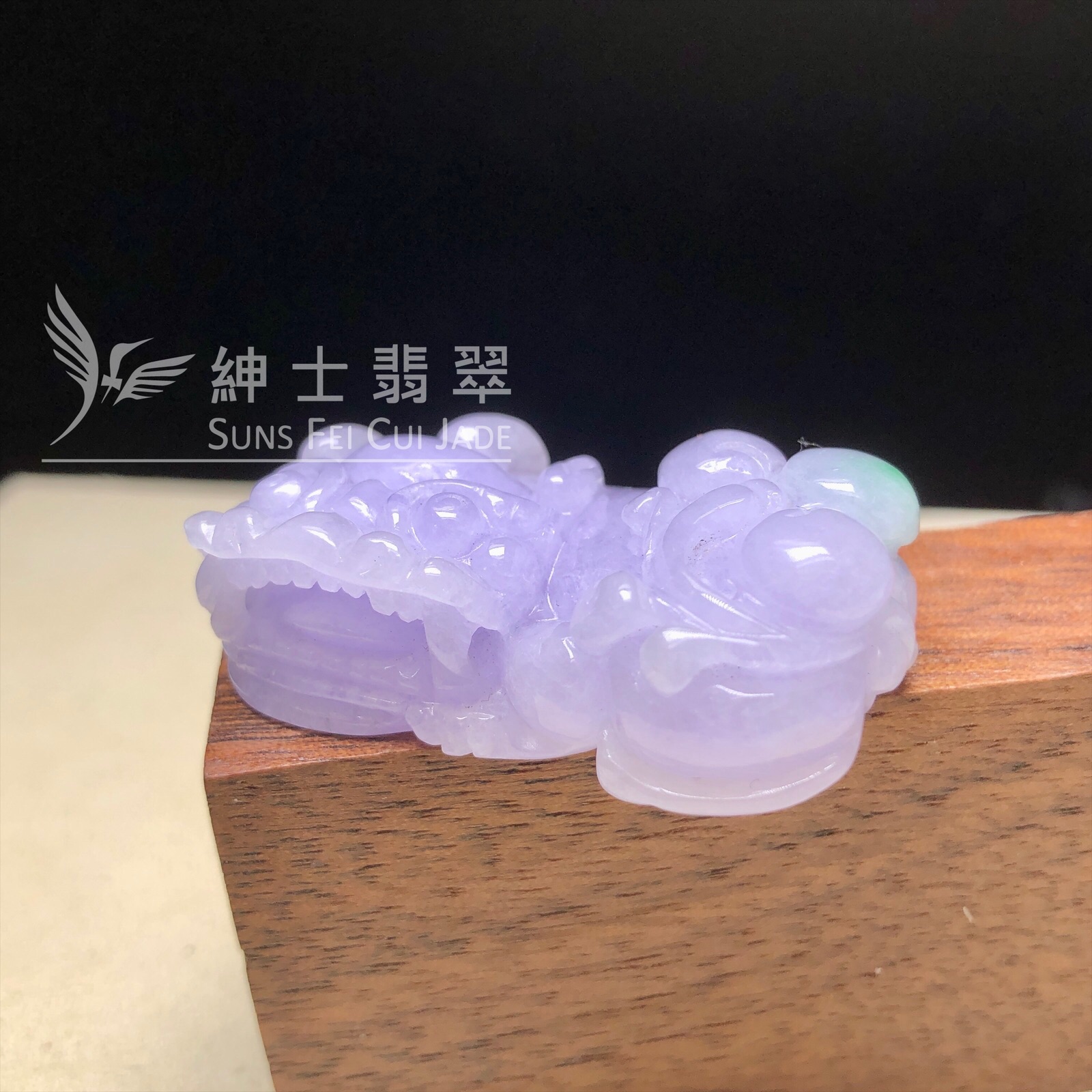 #B08761 紫羅蘭飄翠貔貅