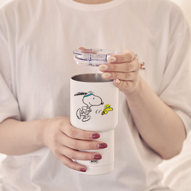 [Peanuts] Snoopy Running Tumbler 600ml