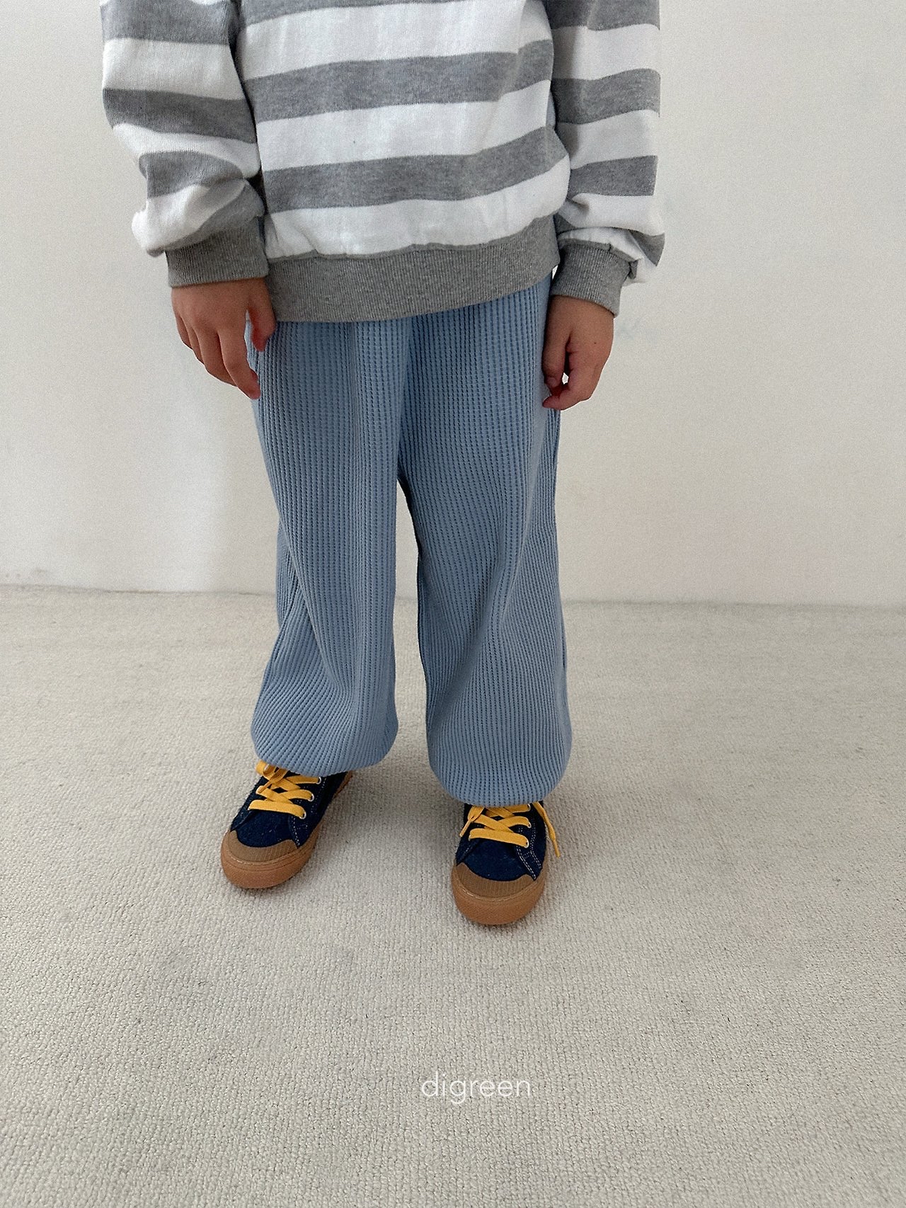Digreen | flat waffle pants 