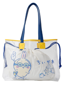 🌸 【預訂】透明Tote Bag(黃色) - Chiikawa 25/5新品