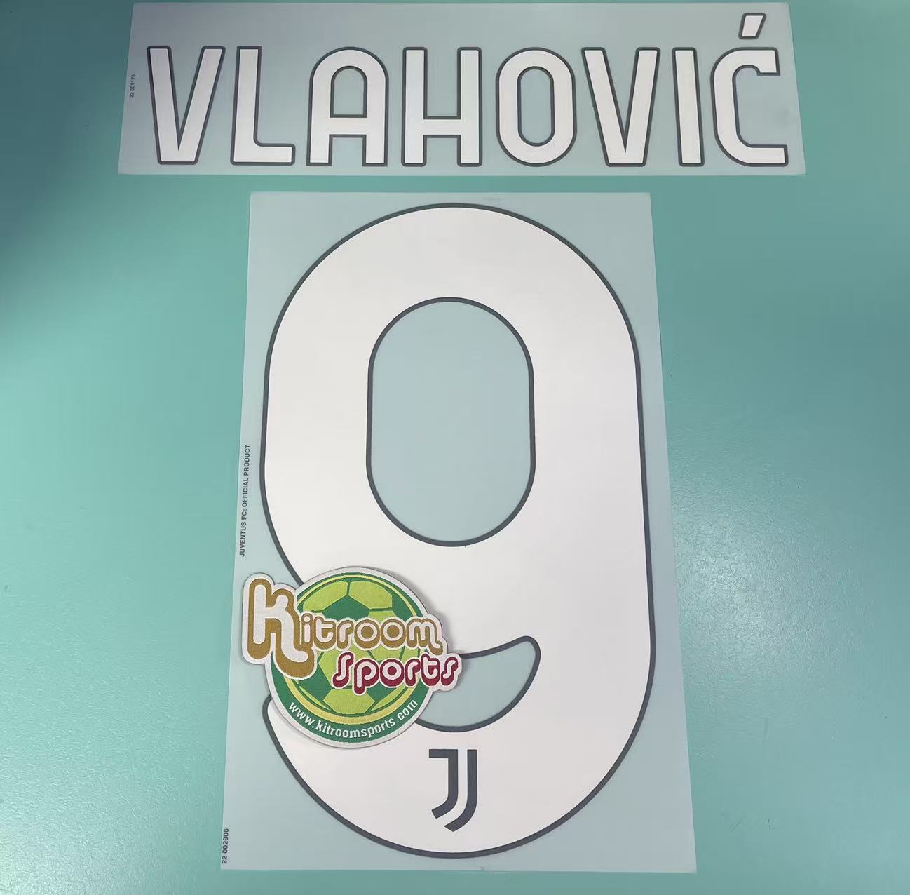 2022-23 Juventus Away / 3rd Nameset #9 VLAHOVIC