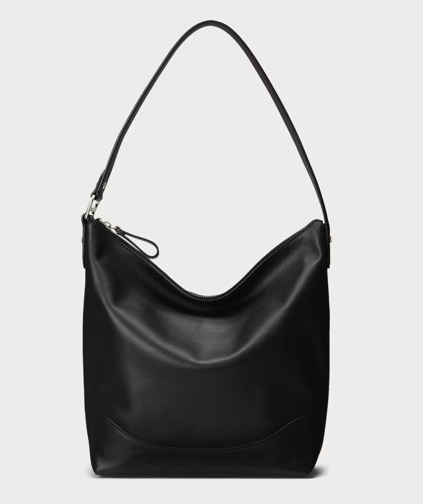 Ralph Lauren Leather Large Tasha Bucket Bag