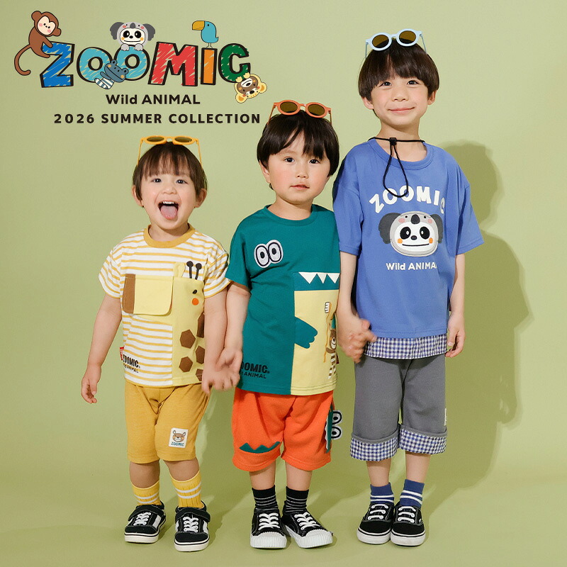 🆕【⭐訂購⭐】 🇯🇵日本直送 🌀#Zoomic 動物 立體耳朵短袖 tee [PLGA-0064] [260809]