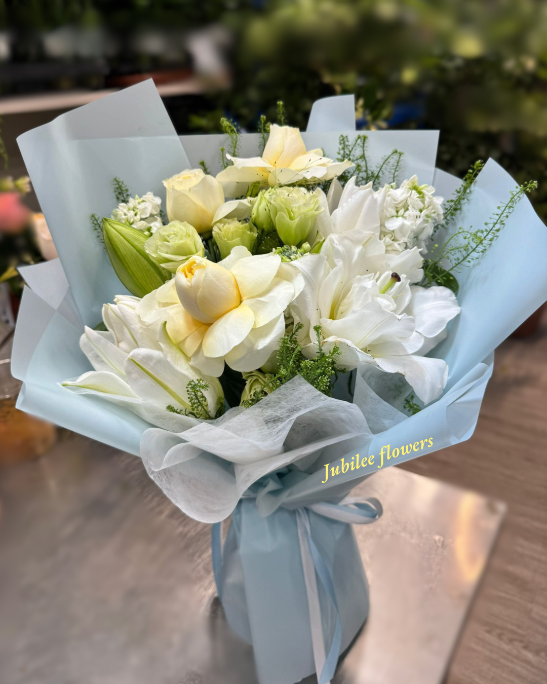玫瑰・百合花束