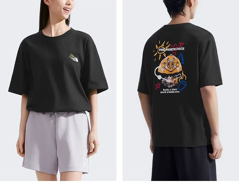 The North Face 後塗鴉式露營印花短袖Tee