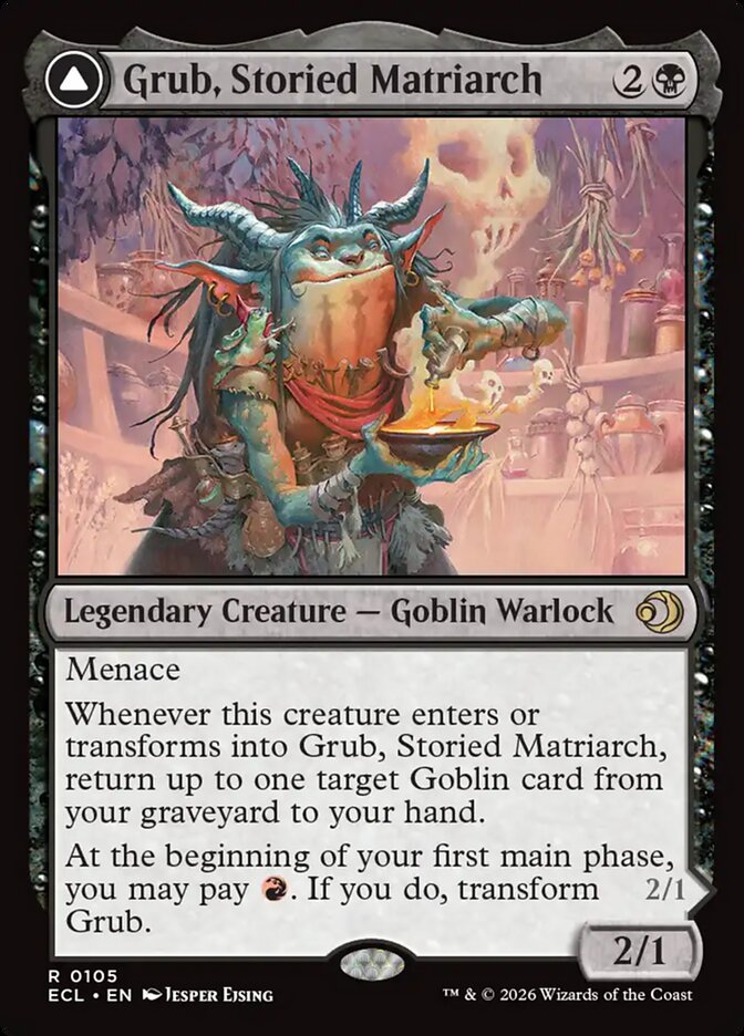 Grub, Storied Matriarch // Grub, Notorious Auntie [ECL-105] [EN]
