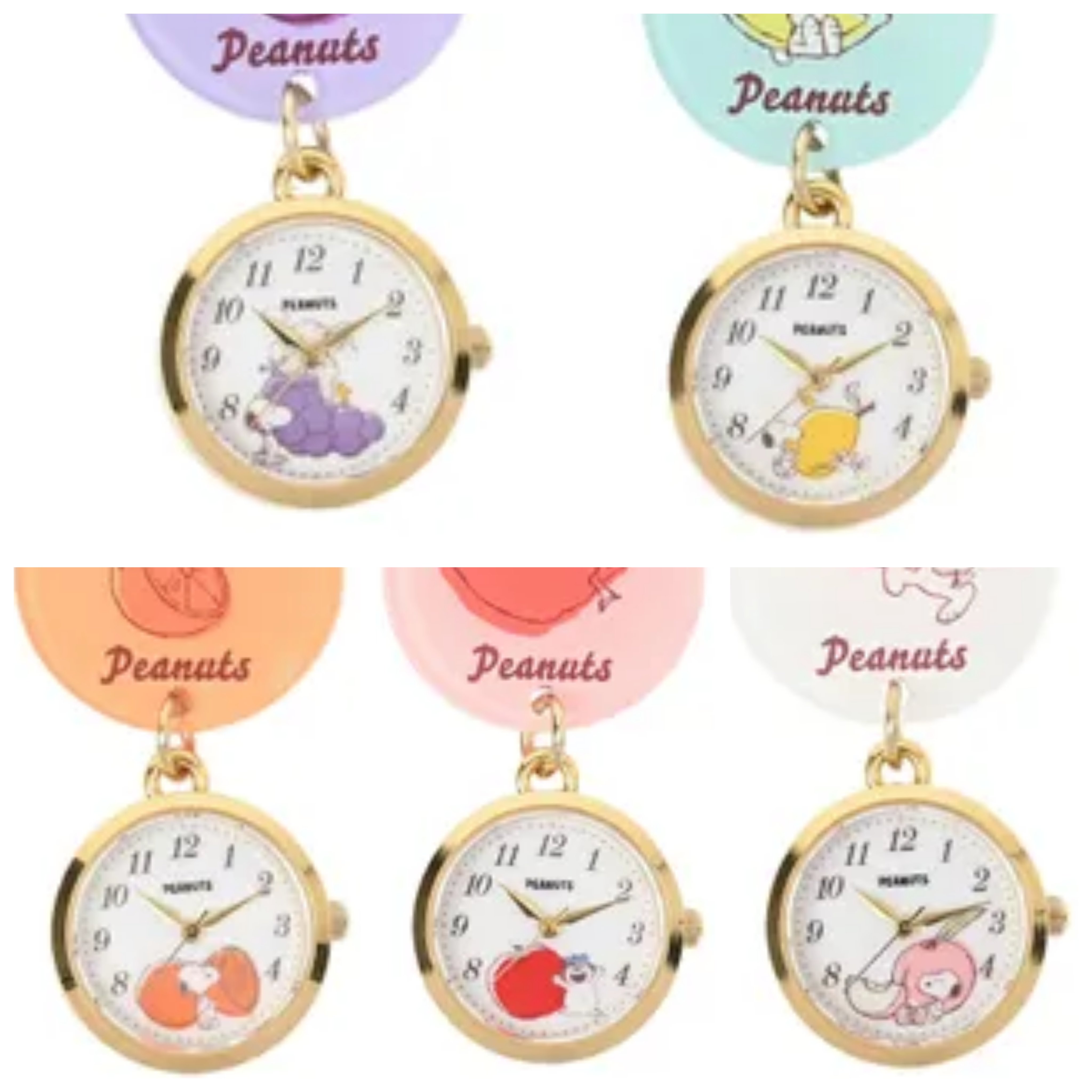 日本直送~新款Snoopy掛錶 5款選擇