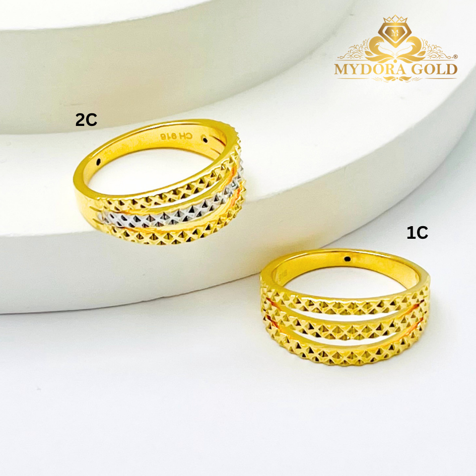 MYDORA Cincin KLCC Pahat 3 Layer (5G) l EMAS 916/22K