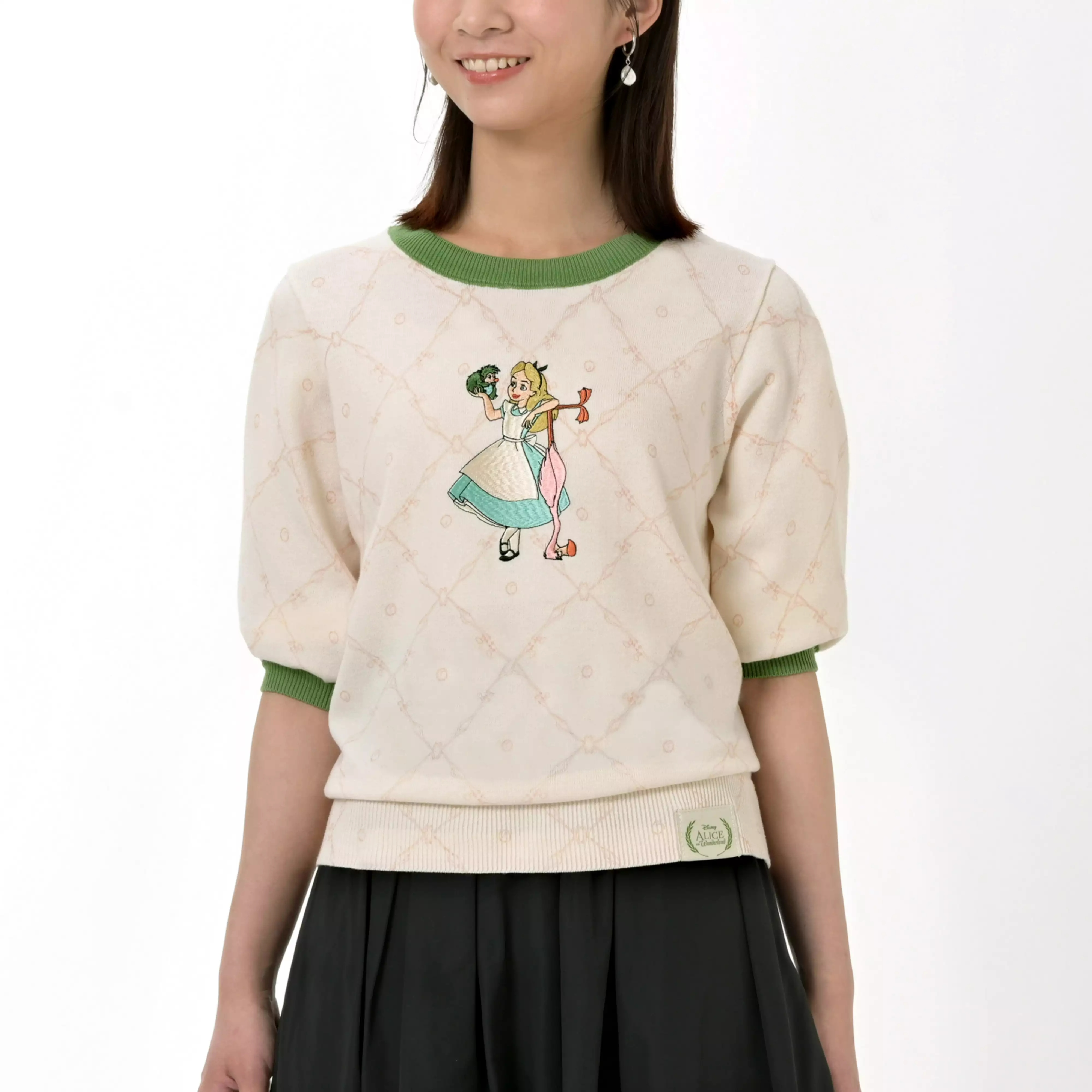 🌸 【預訂】Alice 中袖冷衫 <日本限定> - Alice in Wonderland 75th Anniversary
