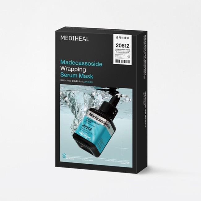 MEDIHEAL Madecassoside Wrapping Serum Mask積雪草苷緊緻修護面膜10片 (煙酰胺亮肌款)