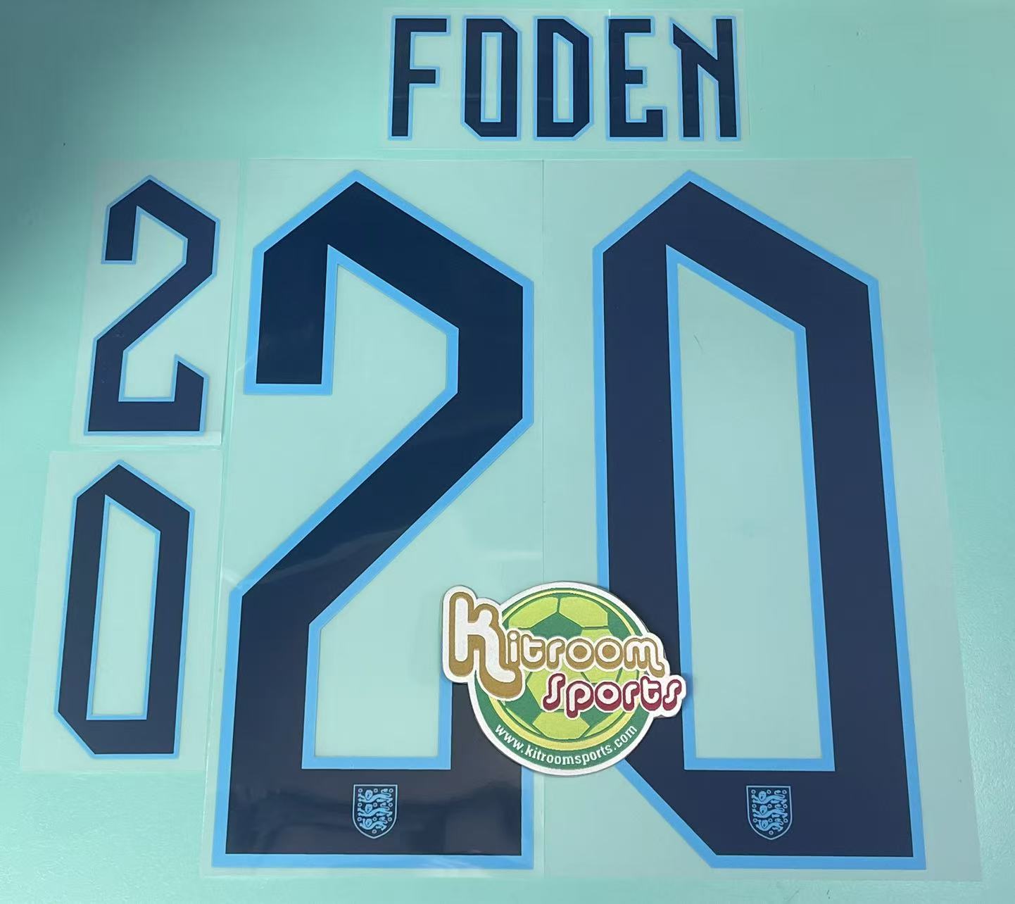 2022  England Home Nameset #20 FODEN