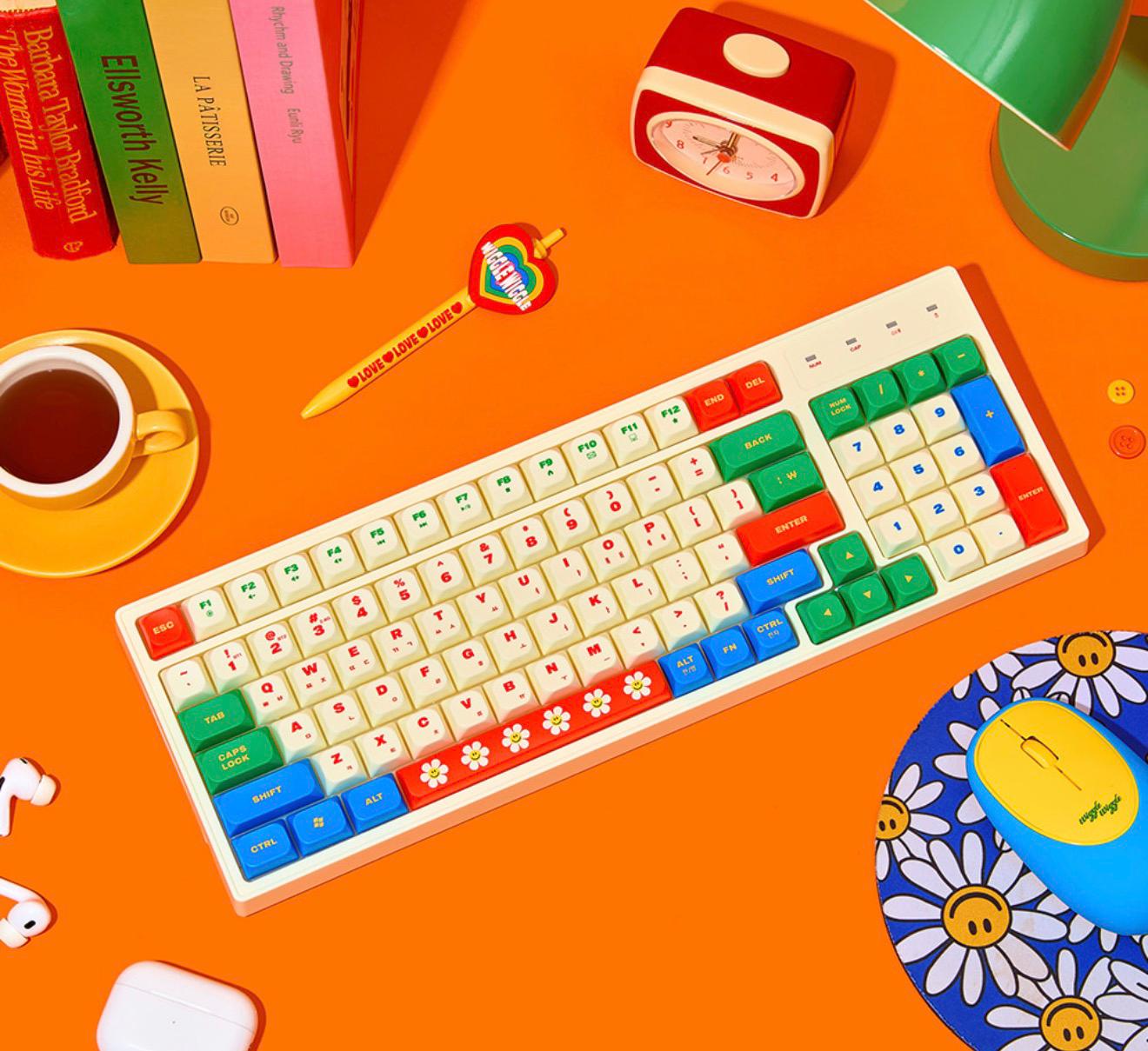 Wiggle Wiggle 彩色無線鍵盤