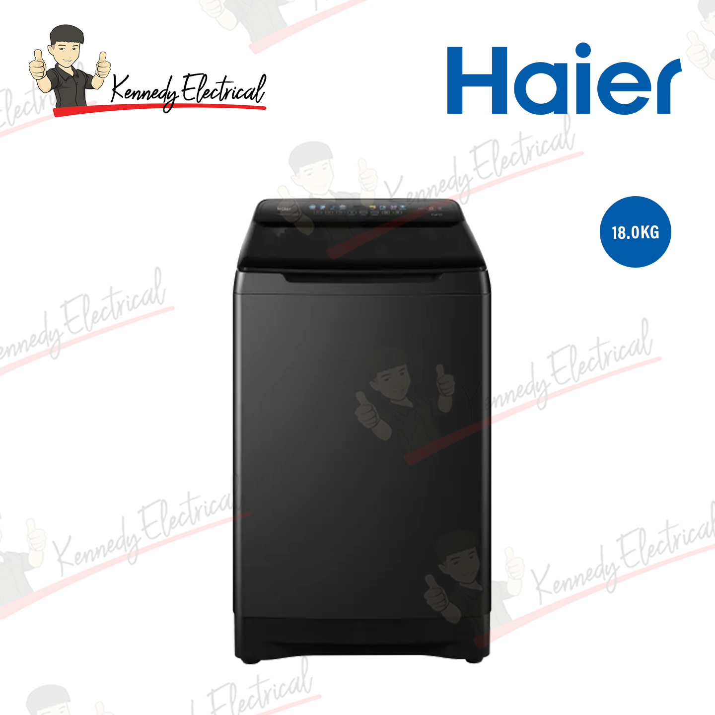 Haier 18kg Inverter Top Load Washer (HWM180-B2158B)